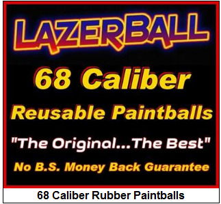 68 Caliber Rubber Paintballs